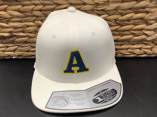 White SnapBack hat Blue&Gold A