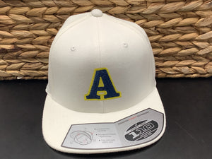 White SnapBack hat Blue&Gold A