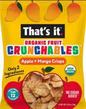 Load image into Gallery viewer, That’s it. Crunchables Organic Fruit Crisps