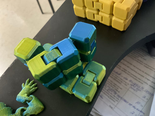 Multicolor Square Fidgets