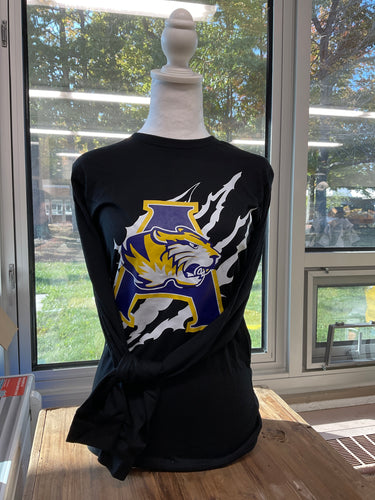 Black Tiger Scratch Long Sleeve