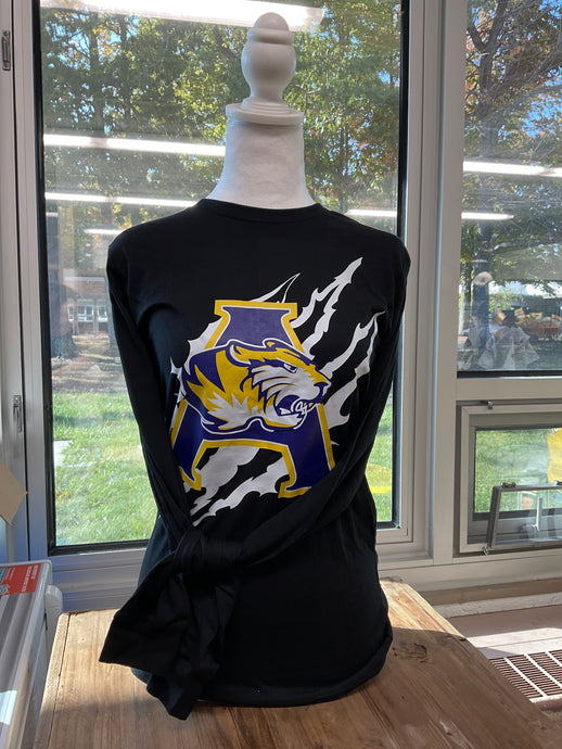 Black Tiger Scratch Long Sleeve
