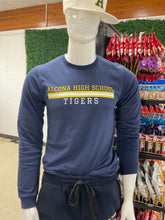 Load image into Gallery viewer, Navy AHS Yellow Stripe Long Sleeve