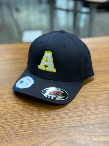 Flexfit 110 Fitted Hat Navy with White Alcona 