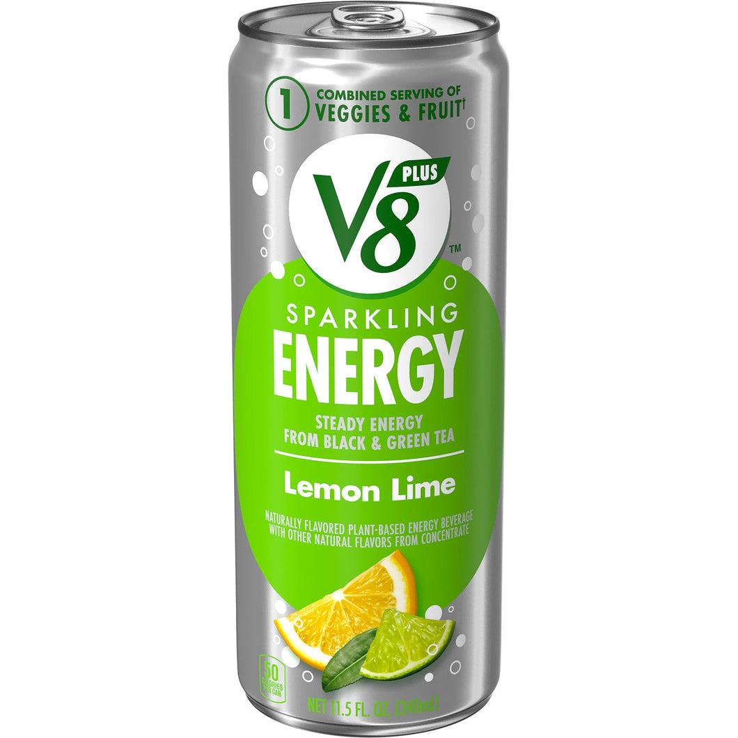 V8 Sparkling Energy Lemon Lime