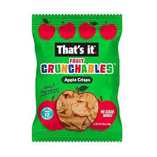 That’s it. Crunchables Organic Fruit Crisps