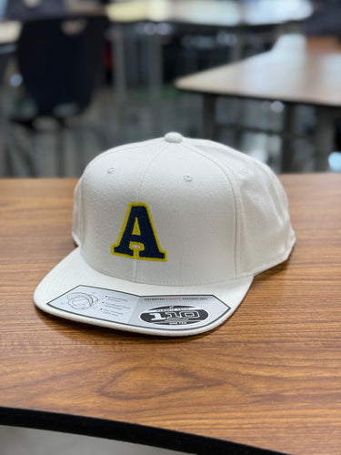 Flexfit 110 Snapback White with Blue Alcona 